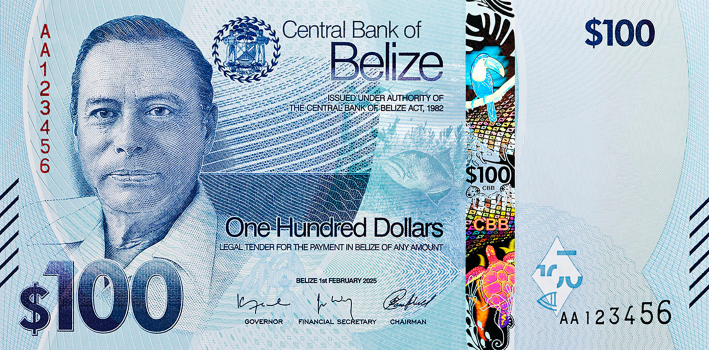 (551) ** PNew (PN78) Belize - 100 Dollars (2025)
